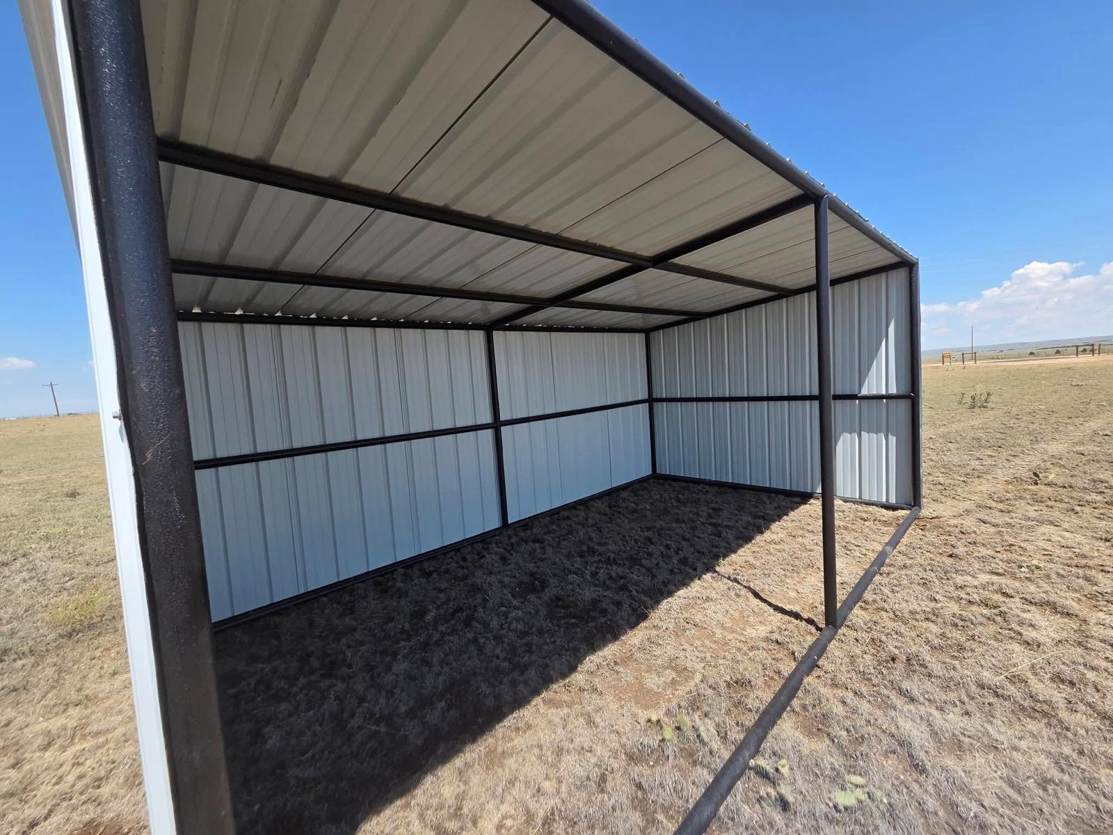 Custom shed and structural wire enclosure built by Rusty Bucket Welding