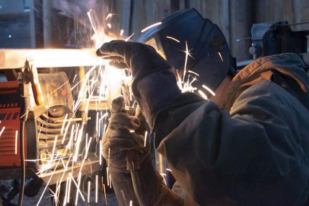 Raedyn Lawrence welding project